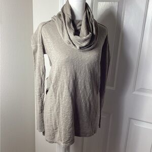 if it were me Taupe Cowl Neck Sweater Sz XS